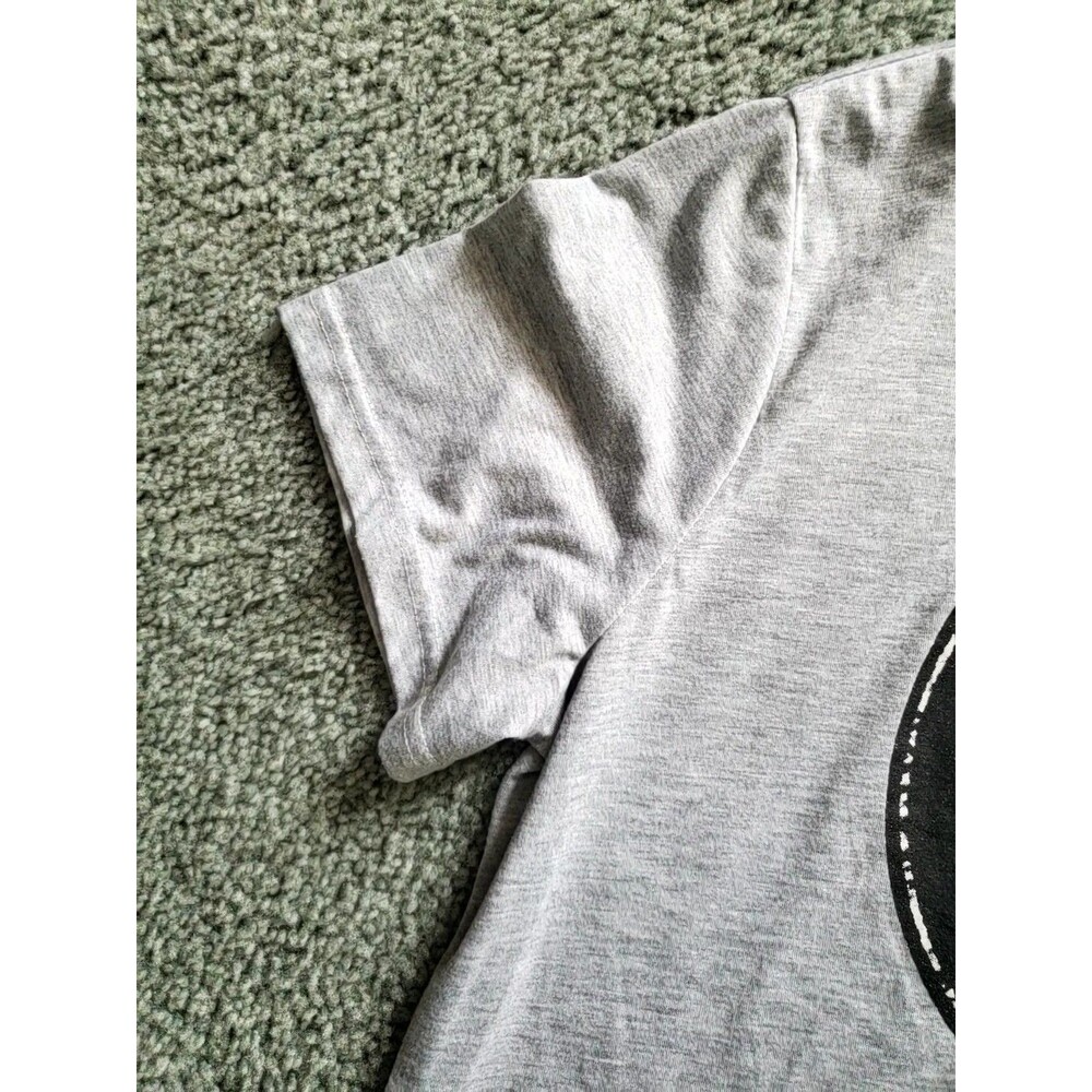 Women's Grey Basic Witch Crew Neck Short Sleeve T Shirt Size 4XL - Picture 9 of 12